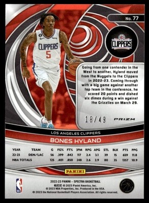 2022-23 Panini Spectra Astral Bones Hyland 18/49 #77 | eBay