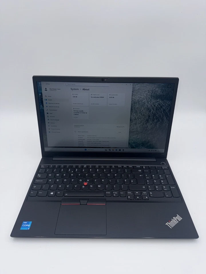 Lenovo ThinkPad E15 G2 · i5-1135G7 · 8GB · 256GB, photo 1 of 5