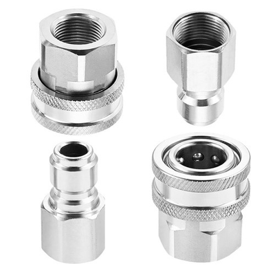 #ad #ad 4PCS Pressure Washer Hose Fittings Quick Connect Fittings Male amp; Female $17.69