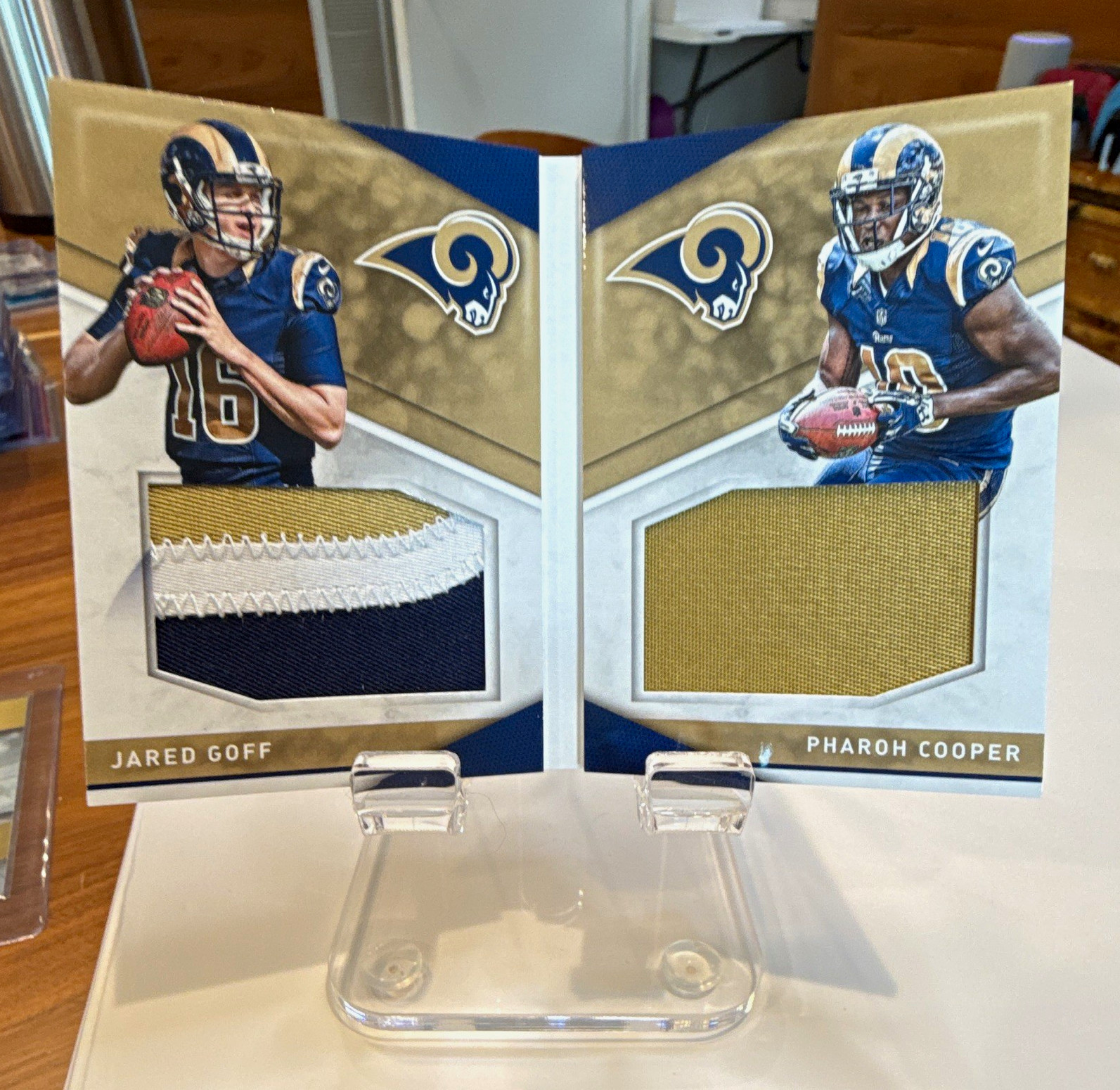 Panini 2016 Preferred Pairings No. 2 Jared Goff/Pharoh Cooper Dual Patch 14/25