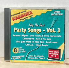 Performer's Choice Karaoke CD G- Sing the Best of Party Songs Vol. 3