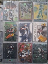 NFL Notable Players Binder Lot of over 100 Cards