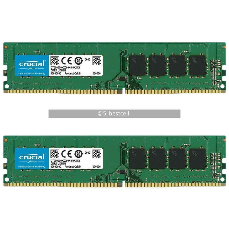 DDR4 16GB 32GB/64GB PC4-19200 2400MHZ/2666MHZ/3200MHZ Desktop 288pin DIMM Ram UK - Image 2 of 4