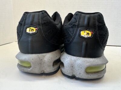 Nike Air Max Plus Premium Black Silver Volt Green 815994-003  display picture 2