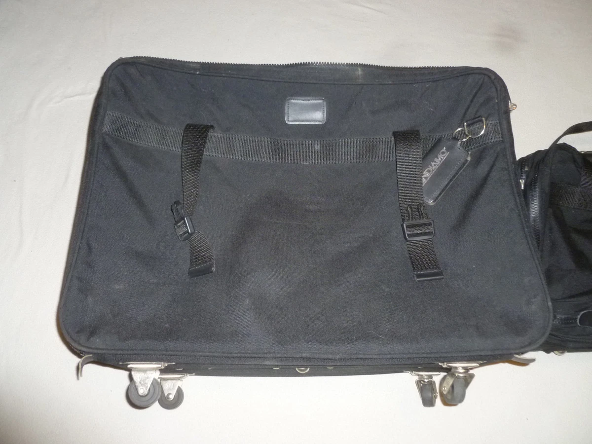 VINTAGE BLACK WHEELED ANDIAMO 2 PIECE LUGGAGE SET 24