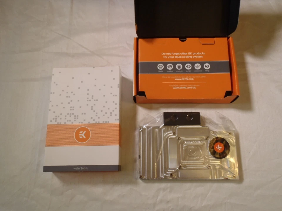 EK-Pro FC Vector AX RE RTX 2060/2080 TI Turbo Aluminum GPU G 1/4 WaterBlock EKWB - Image 2 of 4