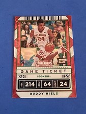 2020 Buddy Hield Panini Contenders Draft Picks Game Ticket #24 GREEN EXPLOSION 