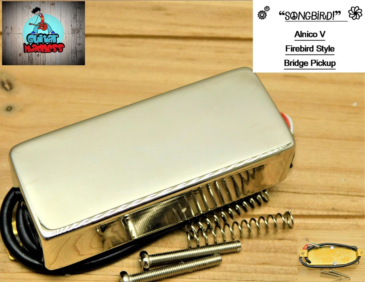 Wilkinson M-serie Keramisch Mini Humbucker Pickups Hals en Brugment Set voor Les Paul/Fire-bird Elektrische Gitaar, Chroom