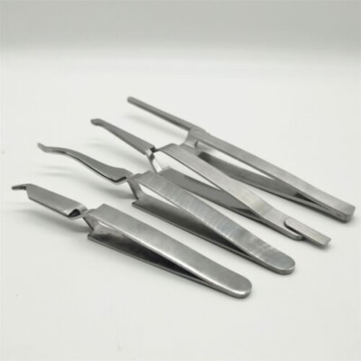 1pc Dental Orthodontic Bracket Buccal Tubes Tweezers Holder Stainless Steel