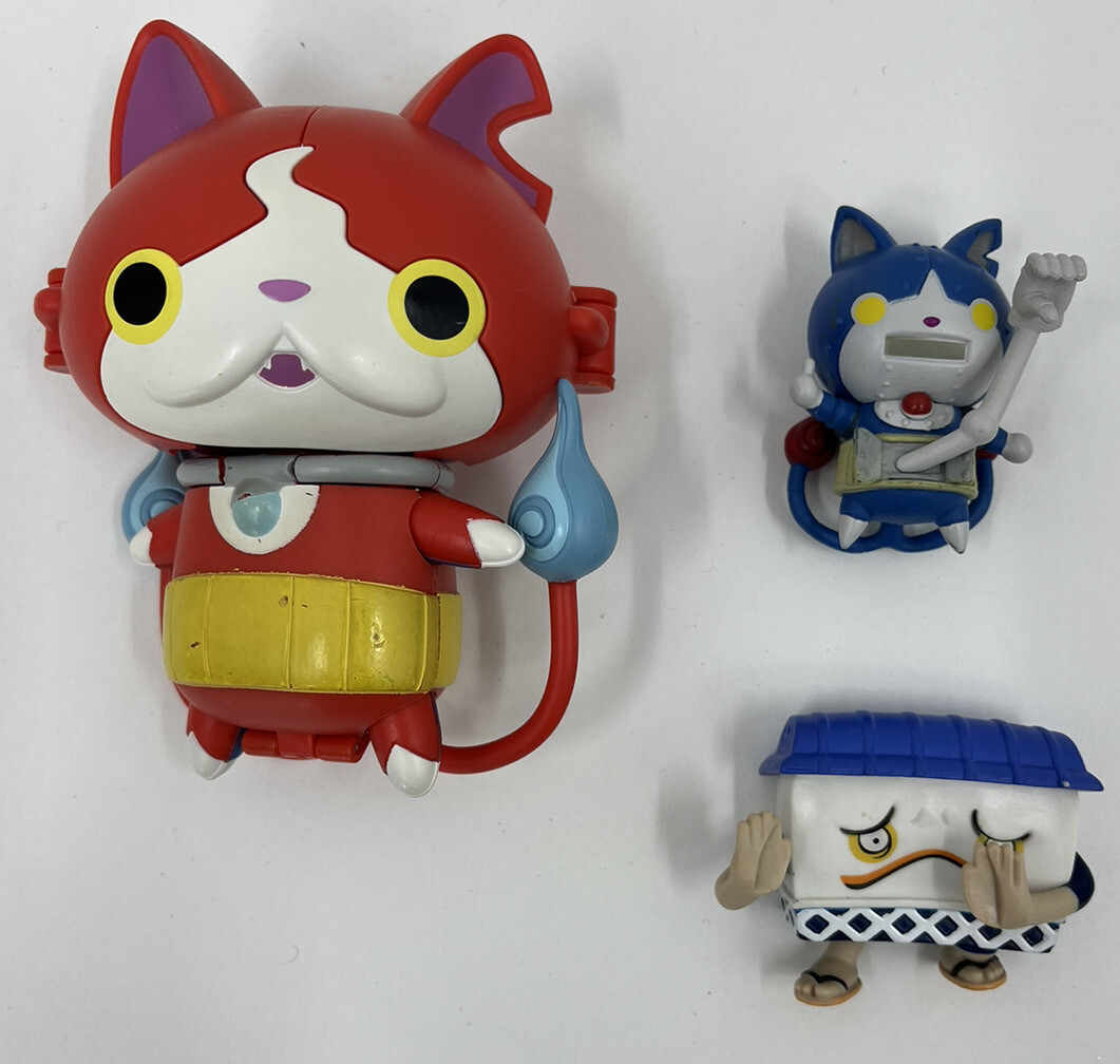 Yokai Watch Jibanyan Baddinyan Converting Robonyan Noway Figures