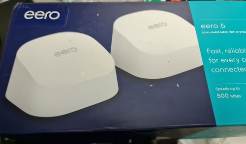 2 Stück Eero 6 Dual-Band Mesh WLAN Router System N010211