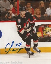 Ottawa Senators Curtis Lazar Signed Autographed NHL Photo 8x10 COA CC