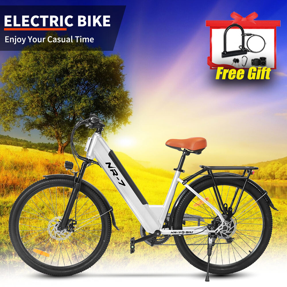 750W Ebike 26" Electric Bike Bicycle Commuter Tire Mountain 