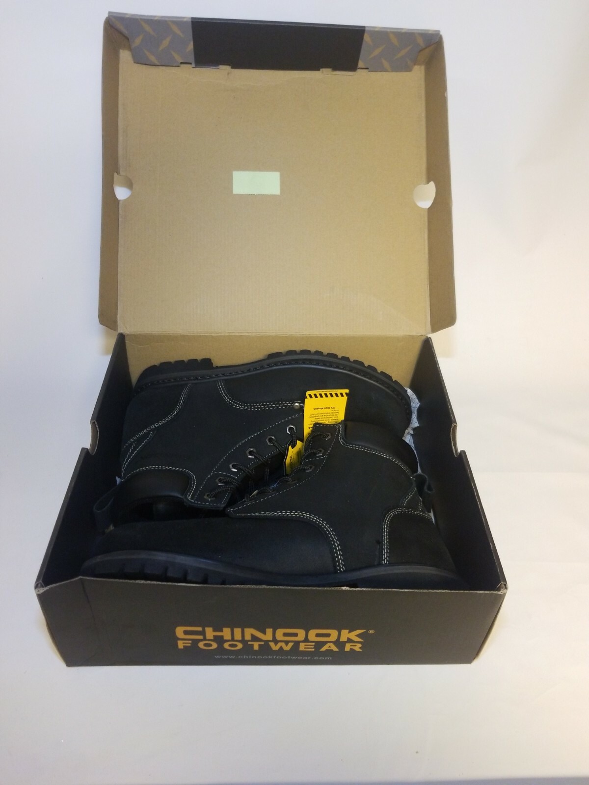 Men's CHINOOK OIL RIGGER Black Leather STEEL TOE Work Safety Boots NEW SIZE 11 eBay