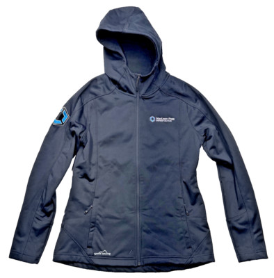 Eddie Bauer Maclean-Fogg Jacket   Women's Medium, Black, Soft Shell trail soft
