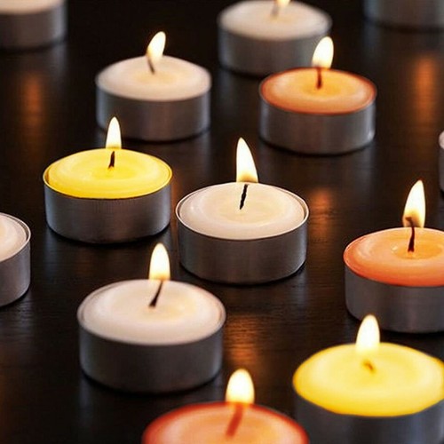 Tea Night Lights Candles 4 HOUR LONG BURN Scented Dinner Tealights