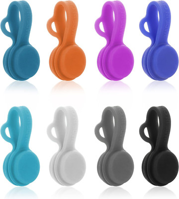 8 Stück Magnetische Kabelbinder Aus Silikon Kabelclip Organizer Wiederverwendbar