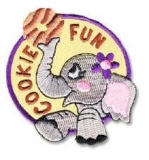 Girl COOKIE FUN seller party sale event Daisy Brownie Patches Badges SCOUT GUIDE