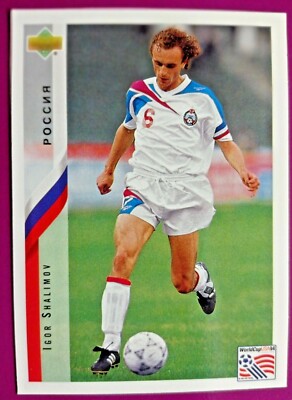 SHALIMOV,RUSSIA -N.213-WORLD CUP USA 94 COLLECTIBLE CARD OF THE UPPER D.E.C.K.