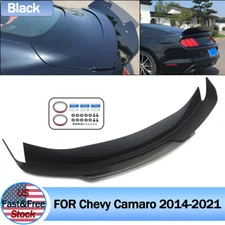 For 16-21 Chevrolet Camaro Decklid Rear Trunk Wing Spoiler W/ Wickerbill Insert