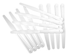 Major Brushes Straight Plastic Palette Knife - Pack of 12
