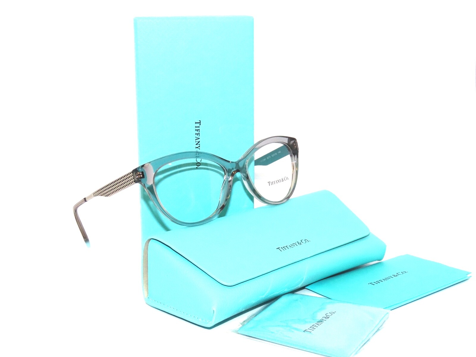 Tiffany & Co Frame 2180 8270 52 Crystal Gray TF2180 Eyeglasses Zwykły magazyn magazynowy