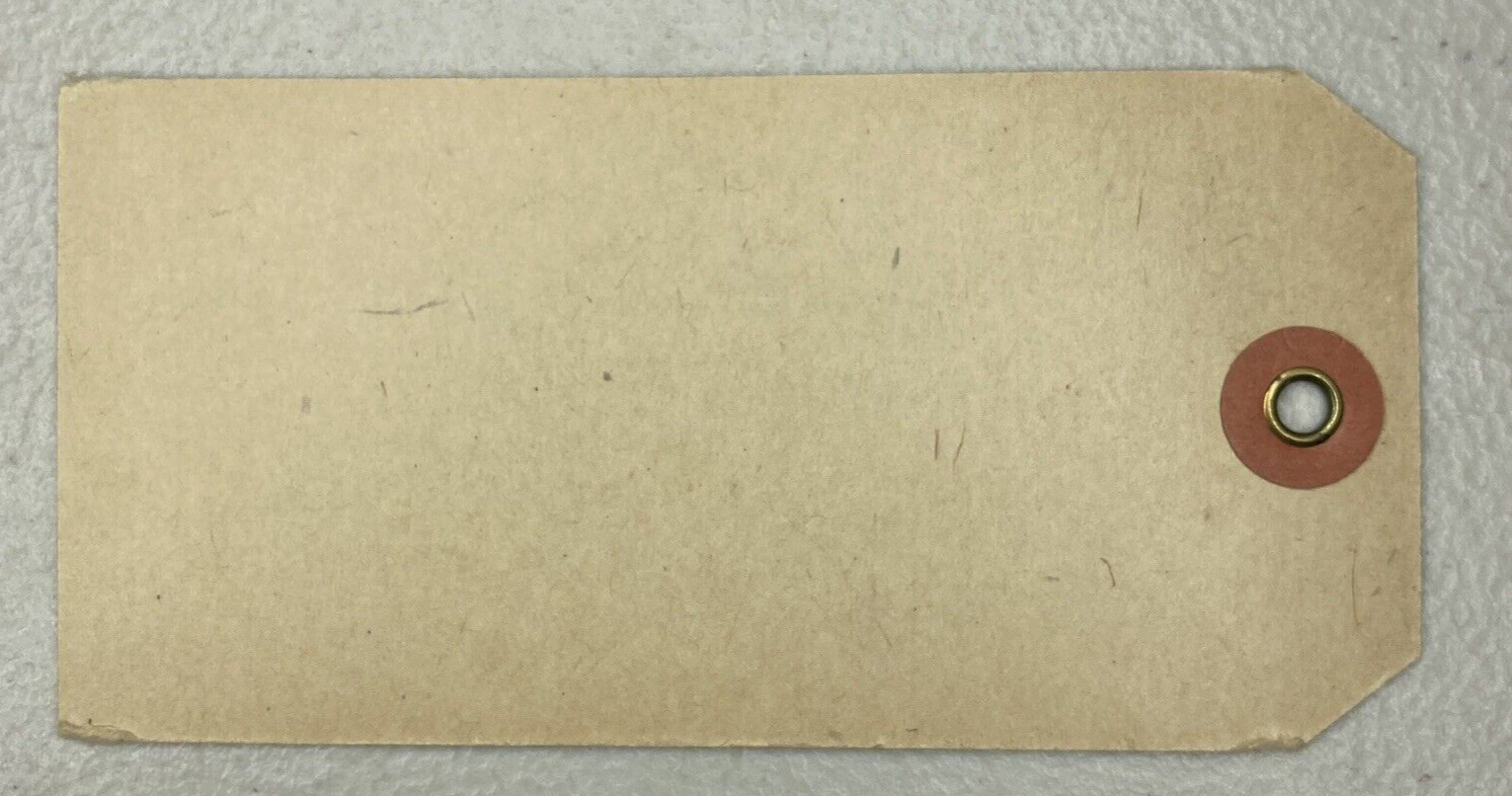 Vintage H.F. Norton Co Seattle Washington Raw Hides Furs Shipping Hang Tag Card 