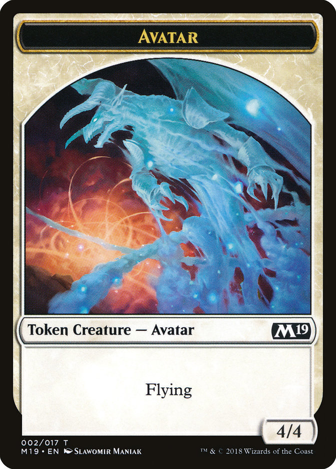Avatar Token x1 - Magic 2019 - NM-Mint, English - Magic 2019