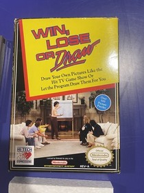 Win, Lose or Draw (NES, 1990) Complete In Box - Good Shape!