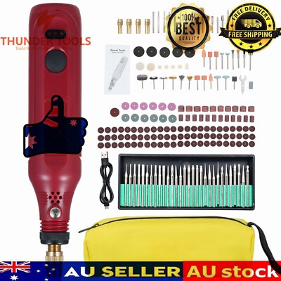 Thunder Tools Mini Rotary Tool Kit 3.7V Mini Grinder with 3 Variable Speed Tools