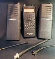 RadioShack PRO-89 200 Channel Portable Race Scanner LOT of 3