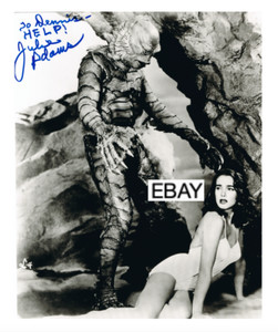 CREATURE FROM THE BLACK LAGOON SIGNED JULIE ADAMS MOVIE PHOTO REPRO