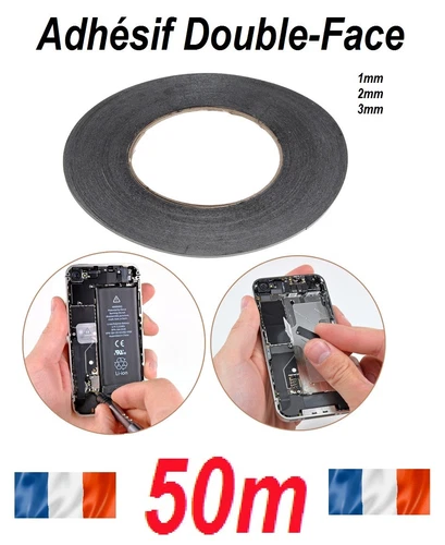 DOUBLE SIDED ADHESIVE TAPE 3M PR TOUCH SCREEN LCD iPhone 1mm 2mm 3mm X 50M