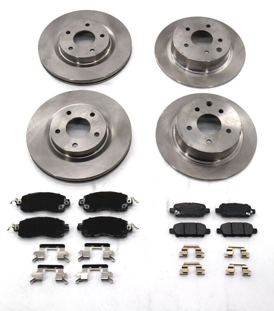 For 2007 2008 20092013 Nissan Altima Front Rear Disc Rotors Ceramic