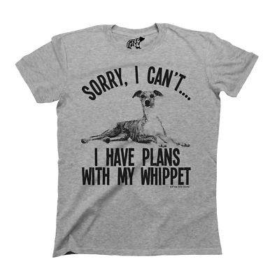 Damen-T-Shirt Whippet Hund Sorry I Have Plans Stanley Stella Premiumqualität