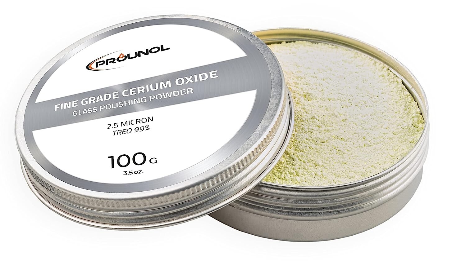 Glass Polish 100g di ossido di cerio polvere per pulizia e lucidatura del vetro