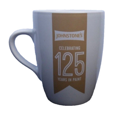 JOHNSTONE'S PAINT 125TH ANNIVERSARY RARE PROMO COFFEE CUP MUG