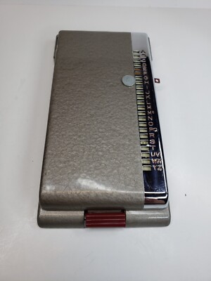 Bates Metal Secretary List Finder Phone Index Directory used Pages Vintage