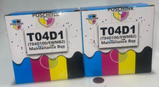  Lot Of 2 Poshink For Epson Ink Maintenance Box T04D100 T04D1 EWMB2