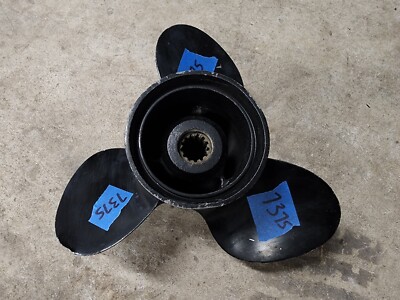 ALUMINUM 10'' X 13P TOHATSU NISSAN PROPELLER, 13 SPLINE HUB, P7375