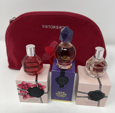 Viktor Rolf Minis Set: Flowerbomb, Ruby Orchid, Good Fortune Elixir  Intense 19