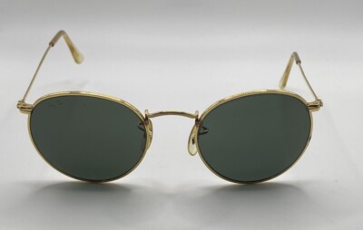Vintage B&L Ray Ban Round Metal W0603 Sunglasses | eBay
