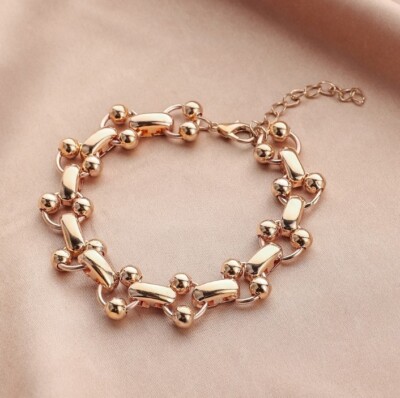 Heart-shaped Handmade Stitching Hollow Bracelet