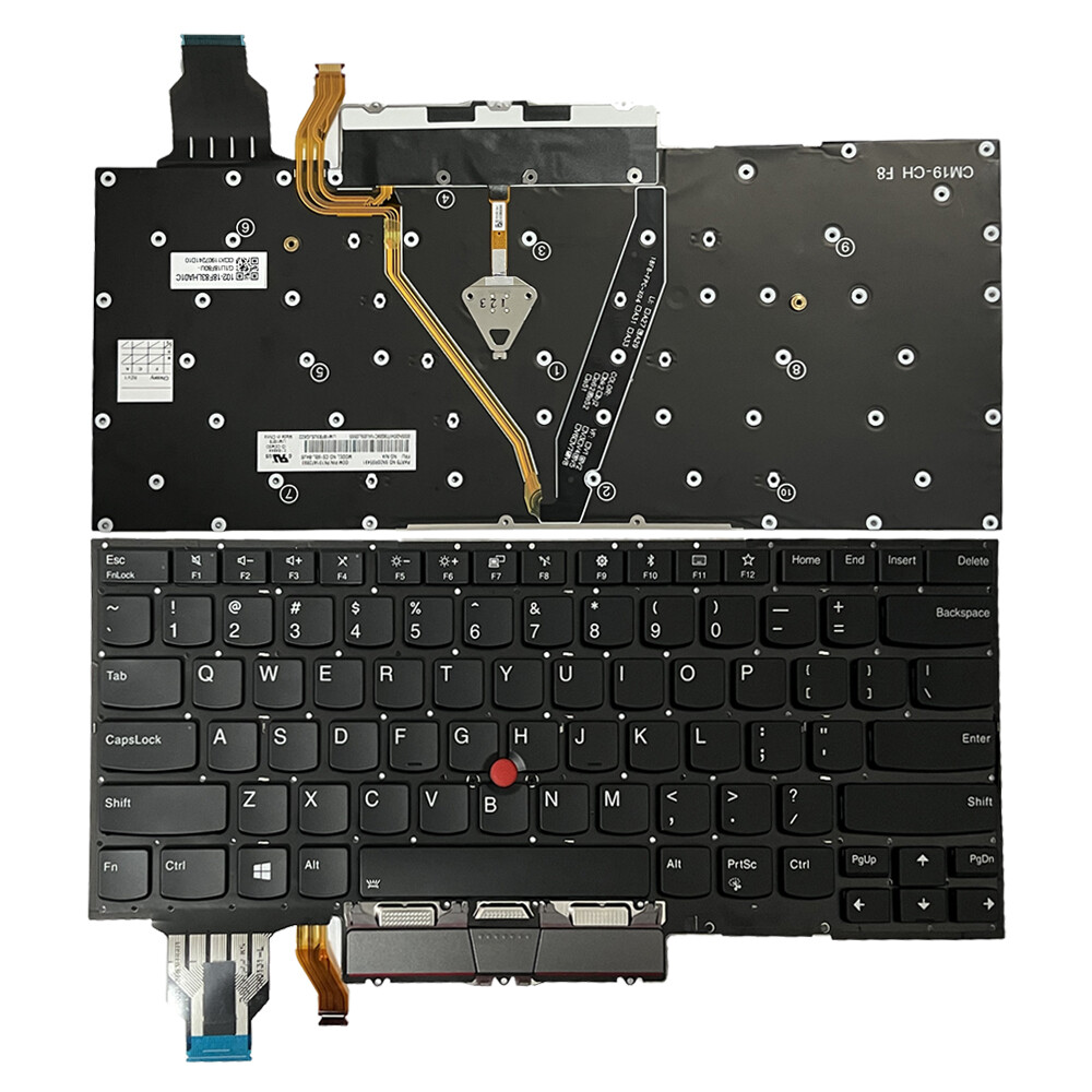 US Backlit Keyboard grey touchpad For Lenovo ThinkPad X1 Yoga 4th