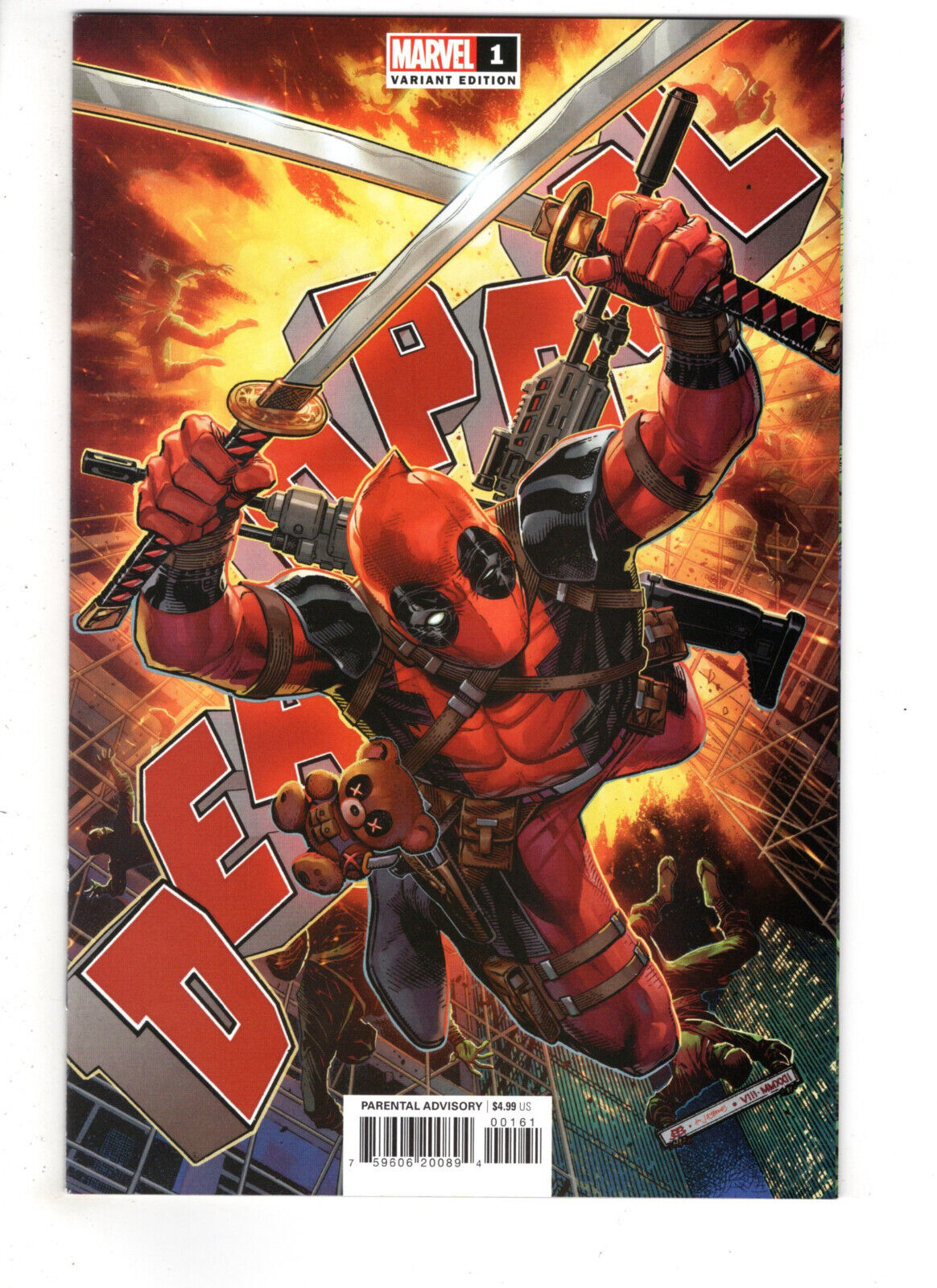 DEADPOOL #1 (2023) - GRADE NM - LIMITED 1:50 INCENTIVE JIM CHEUNG VARIANT!