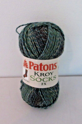Patons Kroy Socks FX Yarn #57210 Cascade Colors Wool/Nylon #1 50g 1.75 Ounce