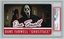 DANE FARWELL Signed Custom Cut Card PSA/DNA Ghostface SCREAM Photo Display