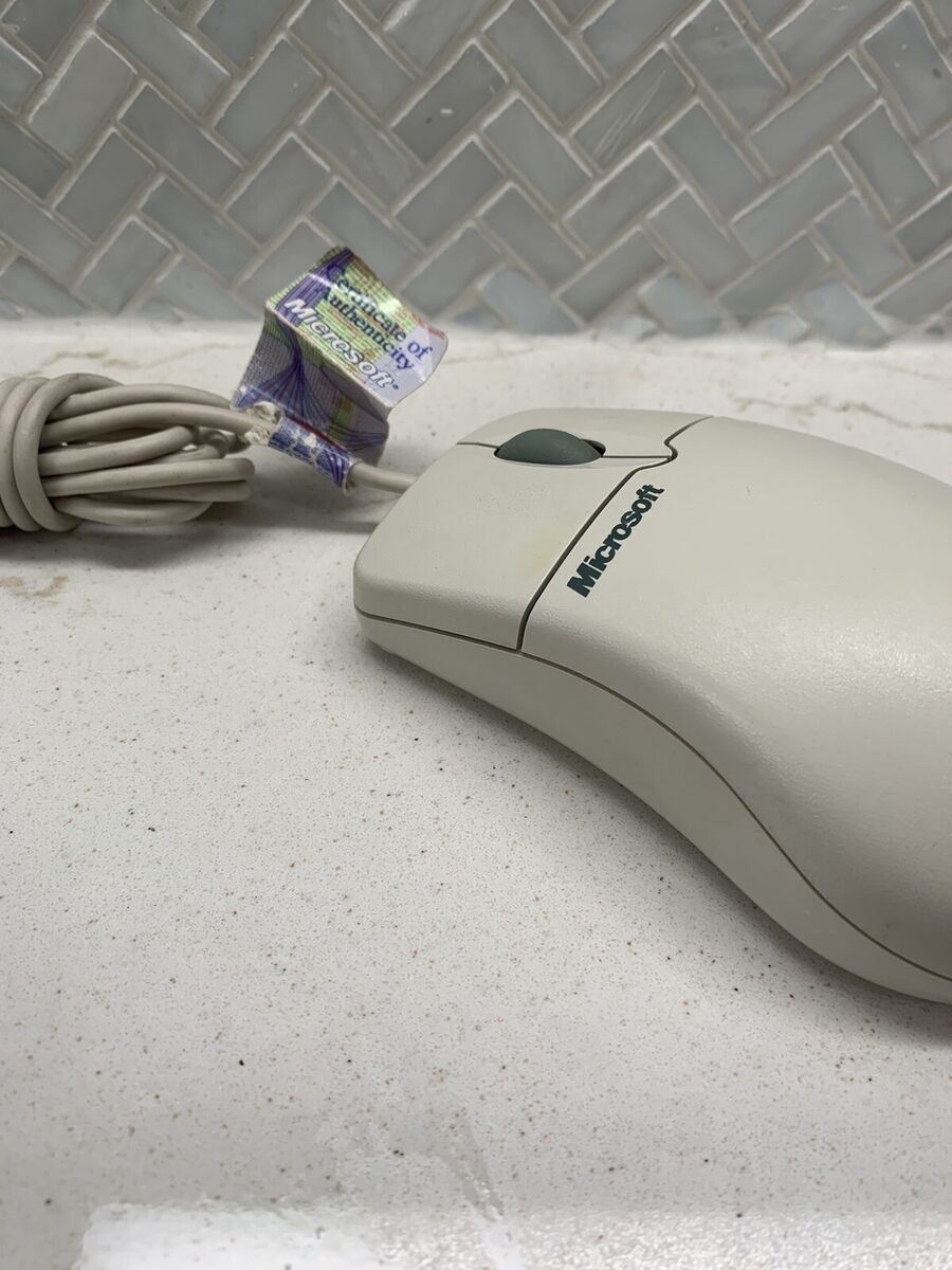 Vintage Microsoft Intellimouse 1.1A X03-65047 PS/2 Wheel Vintage Microsoft Intellimouse 1.1A X03-65047 PS/2 Wheel