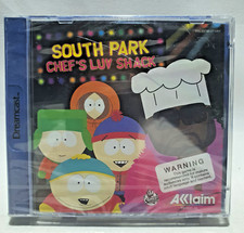 ebay® Auktion 404300626395 | South Park: Chef's Luv Shack Sega Dreamcast PAL T-8105D FACTORY SEALED NOT MINT Thumbnail of ebay® auction 404300626395 | South Park: Chef's Luv Shack Sega Dreamcast PAL T-8105D FACTORY SEALED NOT MINT