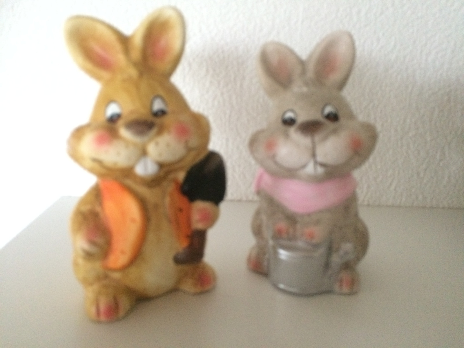 2er SetHasenOsterhasenHaseOsterhaseOsternOsterdekorationFiguren